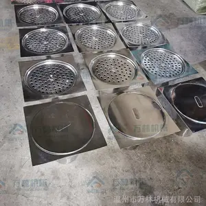 不锈钢方形格栅地漏 卫生级格栅地漏规格齐全