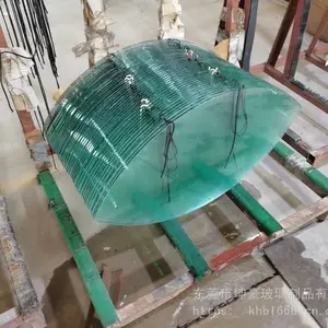 东莞家具玻璃厂家定制加工5mm异形台面钢化玻璃按图纸开孔开缺精磨周光边