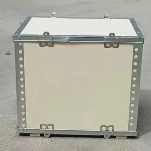 免熏蒸包边钢带木箱 胶合板出口箱 航空海运长途物流专用包装