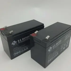 BB美美蓄电池HR-9-12阀控式铅酸电池12V9AH童车仪器仪表电池