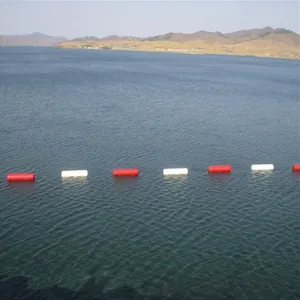 水域禁航区域警示抬揽浮 水线隔离浮漂 百世水上拦截浮体