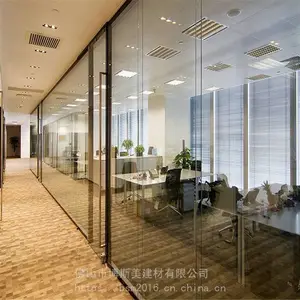深圳 铝合金高隔间 双层玻璃隔断 玻璃隔断价格