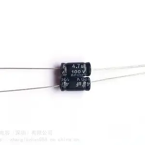 供应供应引线卧式无极性电解电容 1KHZ 喇叭分音器用品