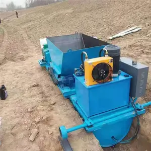 全自动液压一次成型机 现浇式水渠滑模机 公路边沟渠道成型机