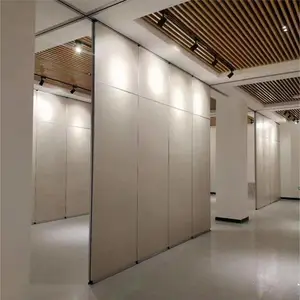 西安酒店活动隔断墙饭店包厢办公室折叠移动屏风推拉吊轨道隔音隔断墙