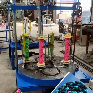加长型大容量线管4股绳编织机
