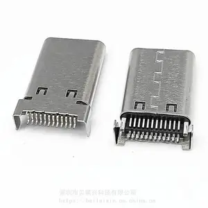 TYPE-C 24P˫����Ƭ��ͷ ���Ų� 24PIN����˫�� ��ȱ�� 13.75