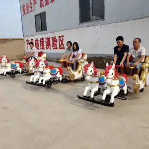 新款公园广场亲子游乐车 充气电瓶车 新款碰碰车厂家