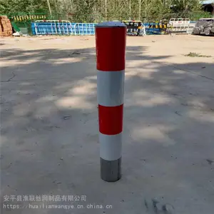 淮联喷塑停车场栏杆_防撞钢管停车场栏杆_公司焊接停车场栏杆厂家供应
