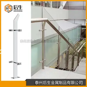 后生金属 工程立柱家装楼梯扶手 不锈钢立柱大刀片 不锈钢栏杆