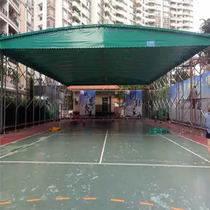 定做活动雨篷 可移动推拉棚 帆布蓬 简易活动棚 核酸检测防疫篷