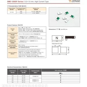1206,2410,0603,1035(WALTER)华德保险丝