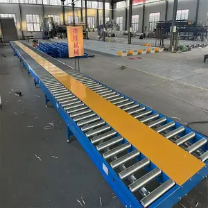 滚筒输送机无动力滚筒线重型拖盘运输电器组装手推辊轮式辊道线
