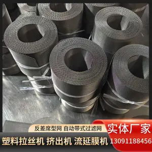 高速拉丝机自动带式滤网 200目反差席型网 挤出机换网器过滤网