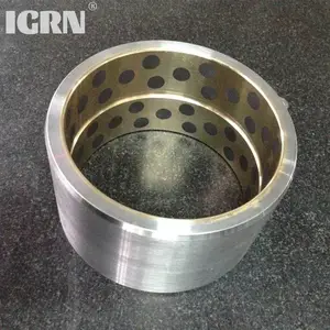 固润钢铜双金属镶嵌自润滑轴承：离心工艺，冶金结合，重载工况，性价比高
