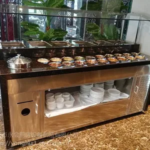 厂家直销自助火锅店餐厅调料台调味品保鲜台 自助火锅调料台定制