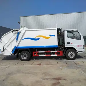 内蒙古乌兰察布后挂式压缩垃圾车 5吨压缩垃圾车销售厂家