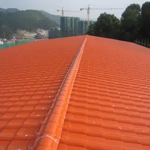 广州佛山东莞新农村建设金属仿古瓦 竹节状彩钢琉璃瓦 街道改造仿古瓦 质保20年