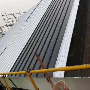 铝屋面材料 0.7厚YX25-430型330型 别墅敬老院屋面铝镁锰板 暗扣屋面板