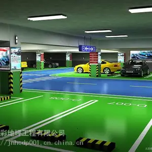 停车场(车库)防滑坡道 专业停车场地坪施工