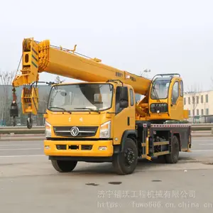 福康16吨东风吊车 二手汽车吊车 5节大臂起重机
