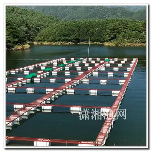 渔业水产养殖网箱,水库河流养鱼设备,移动漂浮式网箱