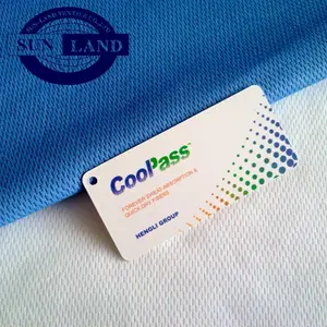 FC001 漂白色运动面料 COOLPASS原纱吸湿快干全涤鸟眼 常熟针织厂