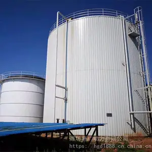鸡粪高温好氧发酵有机肥设备 养鸡场粪便堆肥用立式发酵罐
