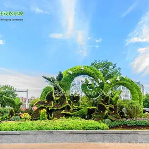 宁波仿真绿雕型绿雕定制市政工程景观真绿雕批发厂家仿真动物绿雕国庆仿真绿雕