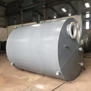 广东红翔20立方立式平底钢衬塑储罐 滚塑成型工艺 无接缝不渗漏