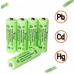 镍氢AA5号充电电池 1200mAh1.2V太阳能灯电池 足容 出口韩国KC