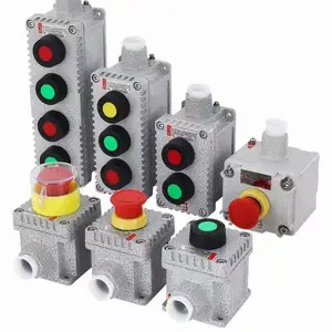 ABB防爆控制按钮 常闭AC380/220V,10A 防爆启停按钮GHG434 红色绿色