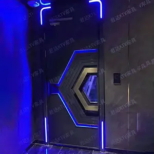 KTV防火门隔音门酒吧包房包厢门足浴夜总会所酒店不锈钢网红门