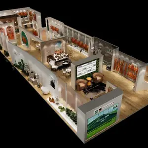 河北环博会展台设计搭建商 免费设计 羿鸣展览工程供应