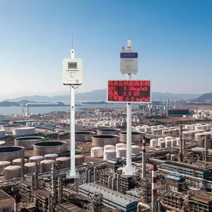 生物发酵企业异味实时监控设备 塑料制品厂恶臭自动监测系统