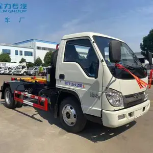 国六3方福田小卡3双轮2850勾臂垃圾车小型环卫垃圾***车