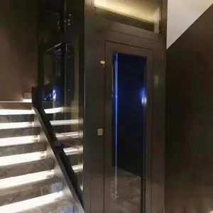 会隐藏的家用电梯,怪不得经常找不到小花。观光电梯,别墅电梯,液压电梯,曳引电梯。三四万的小电梯