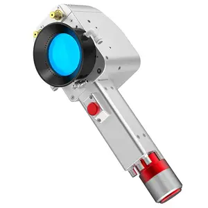 双轴3000瓦连续手持式激光清洗系统清洗头水冷laser cleaning