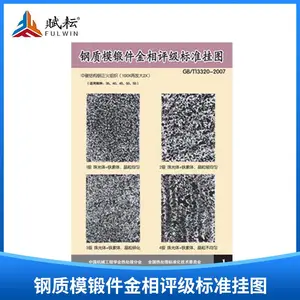 金相挂图 标准图谱 钢质模锻件金相评级标准挂图 (GB/T13320-2007)