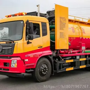 东风天锦清洗吸污车(带副发)出租,送保险免运费,全国可租