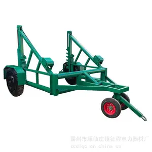 电缆拖车5吨8吨10吨电缆放线车手摇多功能电缆拖车放线拖车牵引车