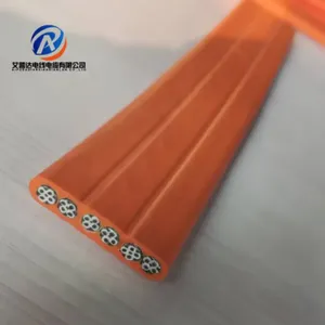 电梯随行扁平电缆24*1.0mm 高柔性电缆耐油耐弯曲电梯扁线控制电缆