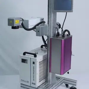 连续激光打标机氧化铝二维码连续激光激光喷码机