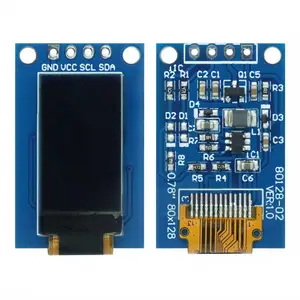 0.78寸OLED显示屏模块 128*80 分辨率 SH1107 4针IIC接口