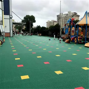 广东深圳篮球场悬浮拼装地板 幼儿园悬浮地板 羽毛球场地拼装地板