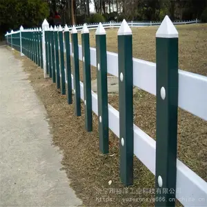 pvc塑钢草坪护栏 草坪绿化护栏 学校围栏 源头厂家