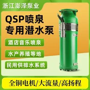 卧式安装QSP景观喷泉泵商场公园花园QSP65-10-3