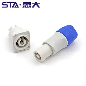 NEUTRIK进口NAC3FCA升级工业控制音响LED大屏灯光3芯电源航空插头