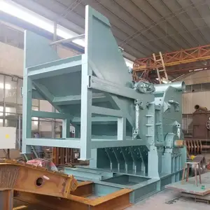 河南废旧钢铁破碎设备 废金属粉碎机 链板输送汽车壳破碎机