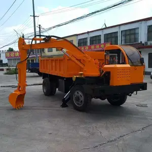 车载式四不像挖掘机 四驱车载挖掘机 可加工定制